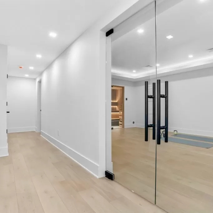 Hallway in Jrue Holiday’s Newton Home