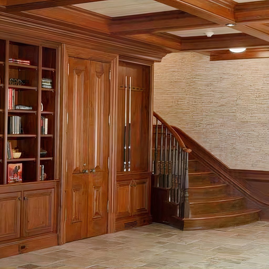 Staircase in Dwight Howard's GA Home