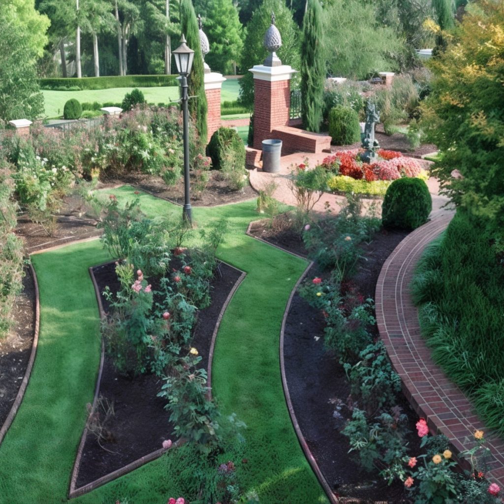 Garden in Dwight Howard's GA Home