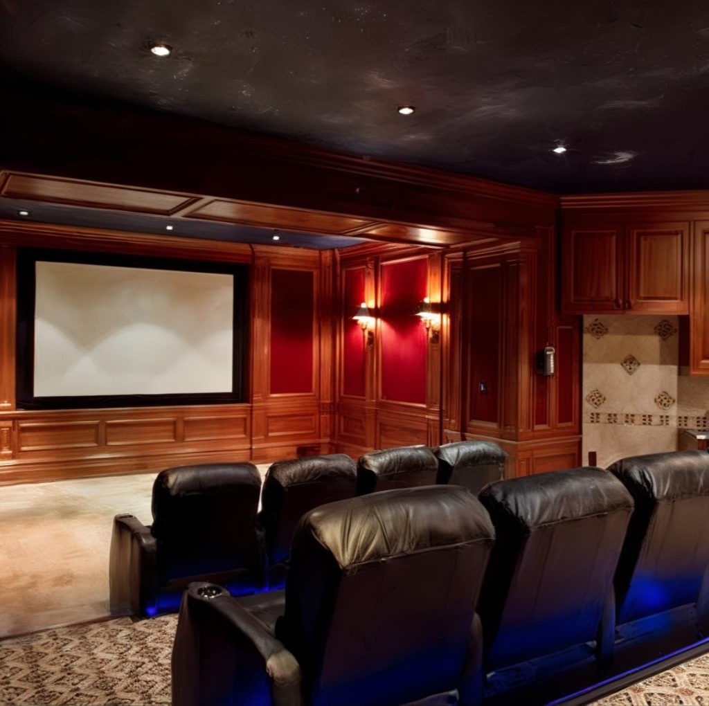 Home Theater in Dwight Howard's GA Home