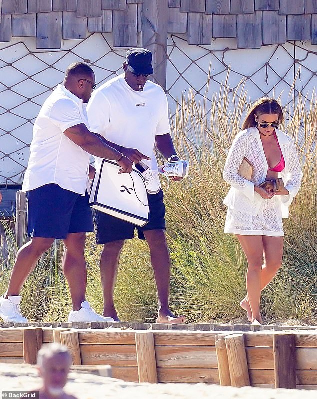 Jordan and Prieto were spotted on the NBA legend's $15m yacht in Ibiza days before