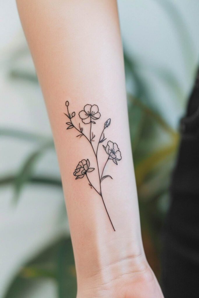 flower tattoos