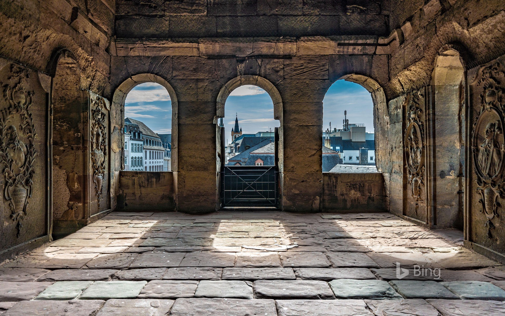 Inside the Porta Nigra, Trier, Rhineland-Palatinate - Bing Wallpapers - Sonu Rai