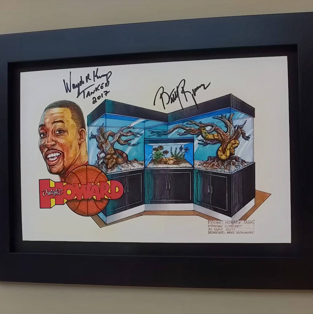 Cartoon in Dwight Howard's GA Home