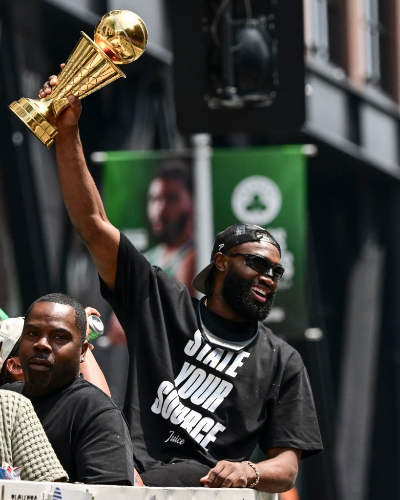 Jaylen Brown championship parade