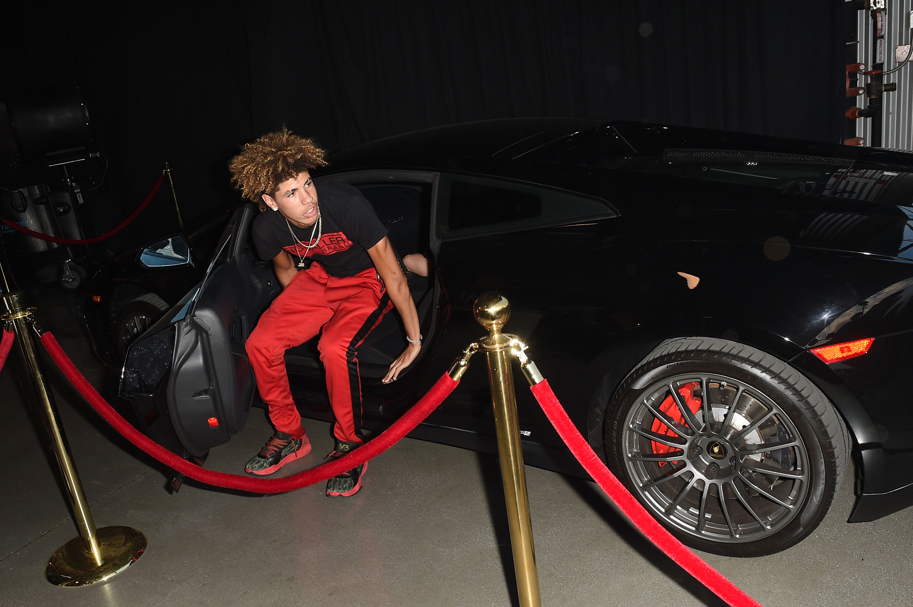 The $185,000 car was a gift from his dad LaVar