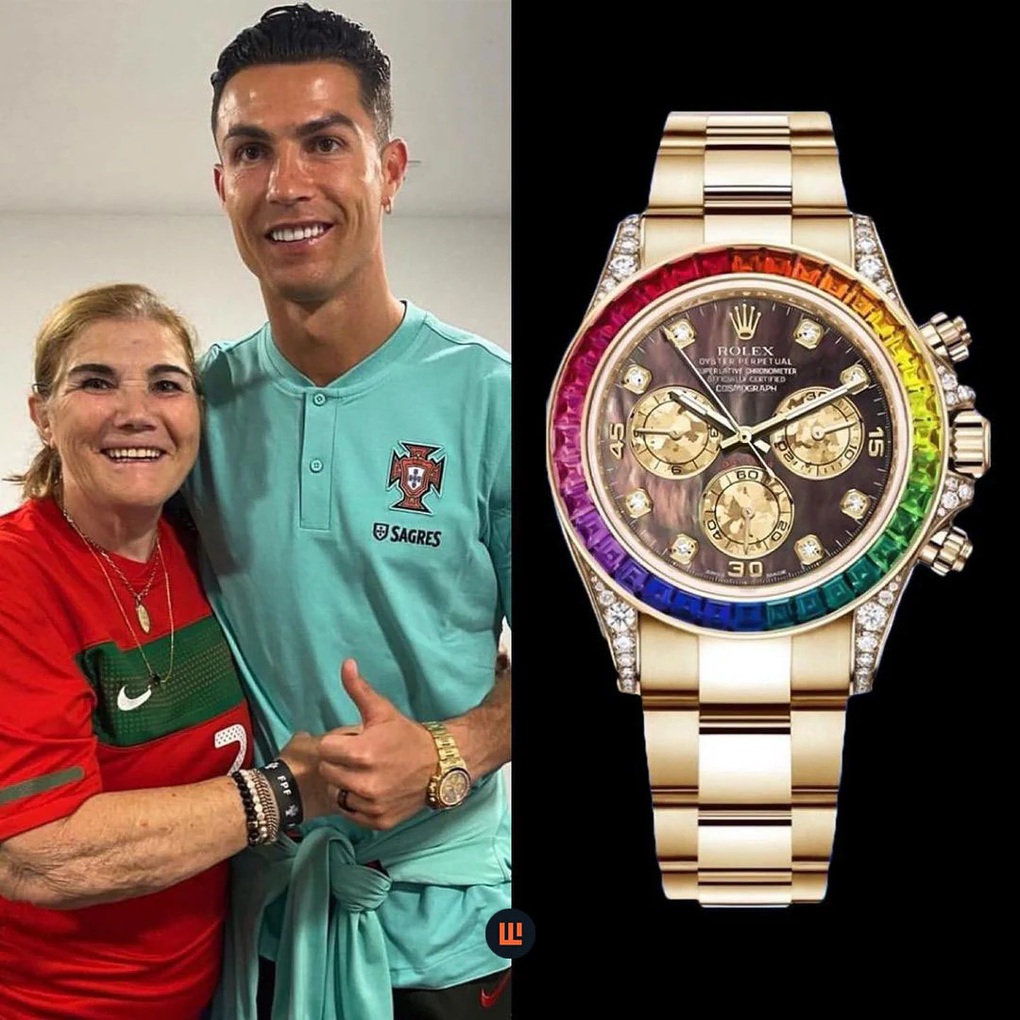 Bóc giá bộ sưu tập đồng hồ tiền tỷ, nạm kim cương của Cristiano Ronaldo - 2