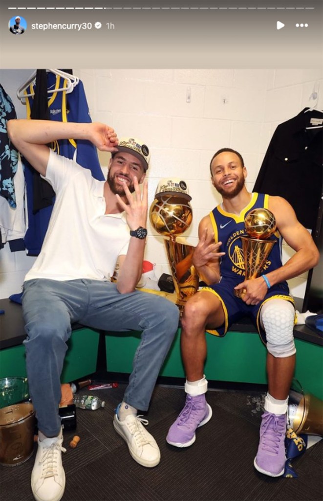 Steph Curry reminisced on 11 seasons with Klay Thompson with the Warriors after the news of Thompson's new deal with the Mavericks.