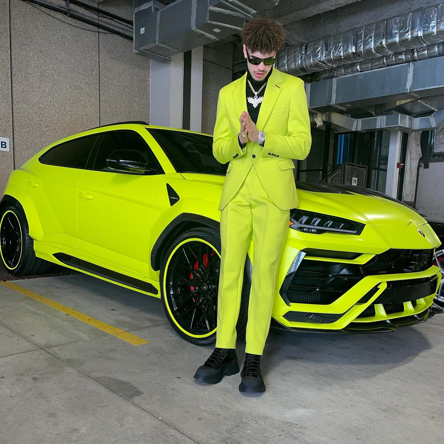 The Charlotte Hornets guard often tailors his outfit to match his cars