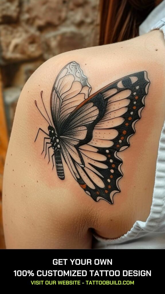 butterfly wing tattoo ideas