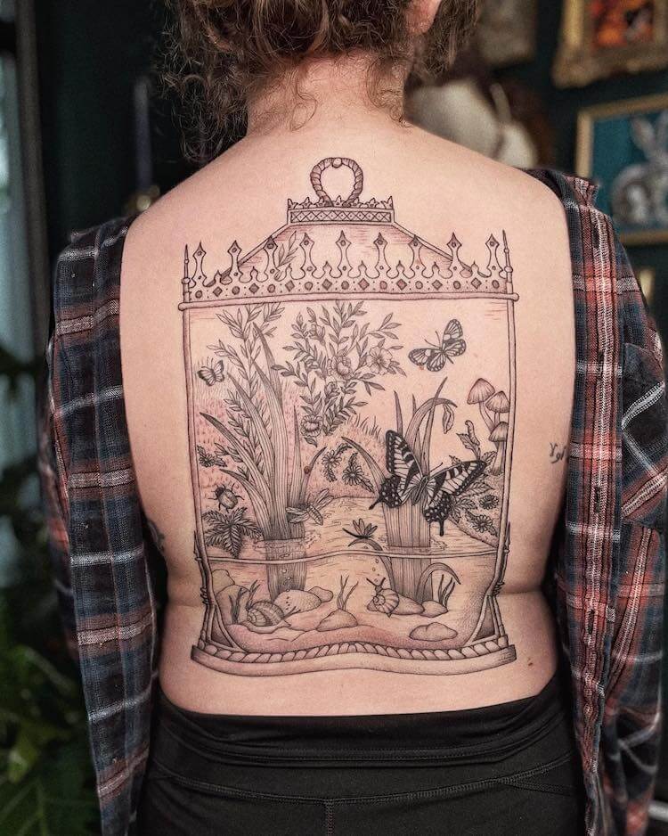 Vintage Back Tattoo