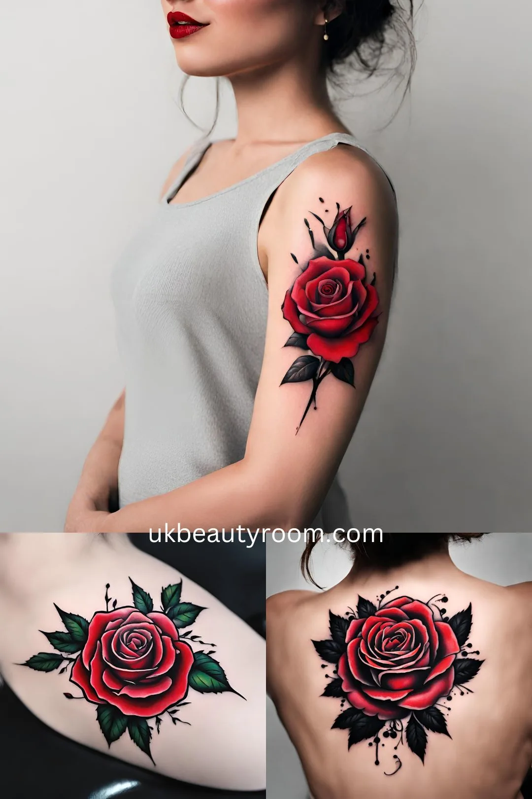 June: Rose - flower tattoo ideas