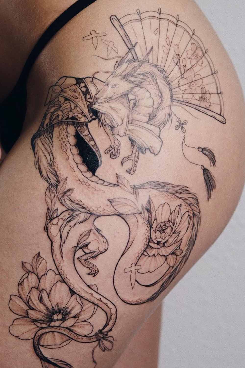 Japanese Dragon Tattoo