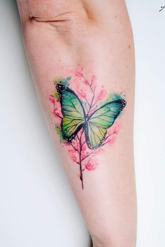 Explore 25 Unique Watercolor Butterfly Tattoo Ideas for 2024: Stunning Designs for Women &#8211; Arm, Back, and Hand Styles