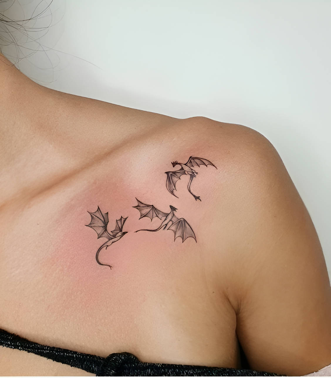 Badass Dragon Tattoo For Women