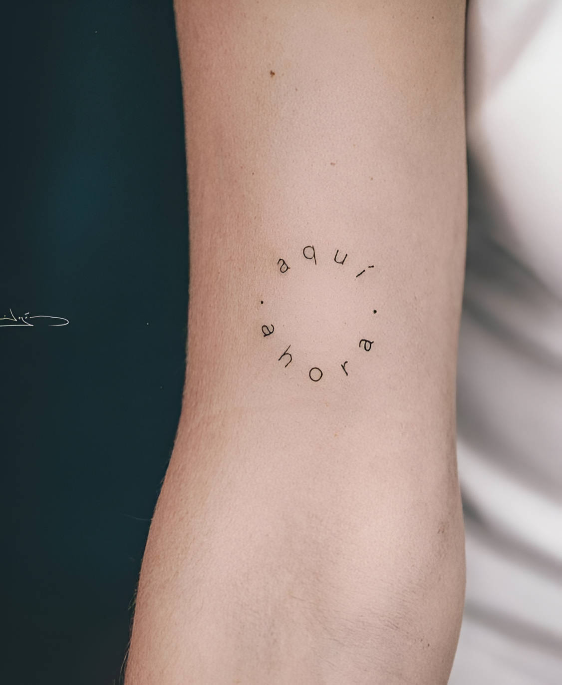 Circle Word Tattoo