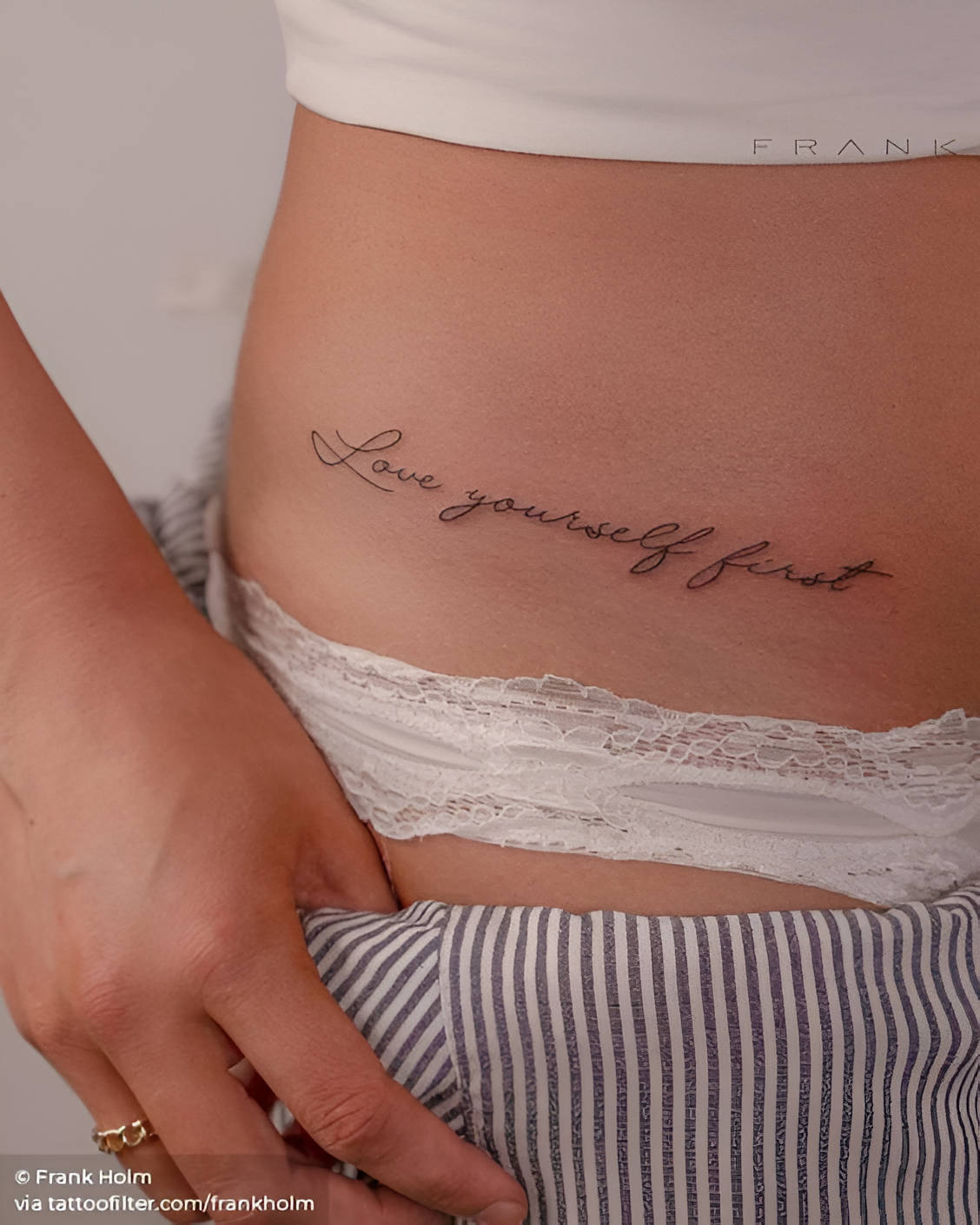 Inspirational Phrase Tattoo