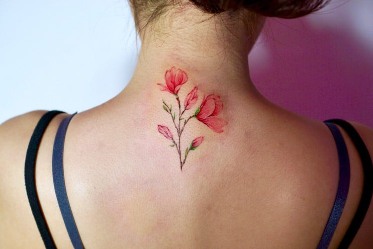 Magnolia Tattoo by woogotattooer