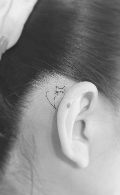 Mini Cat Tattoo