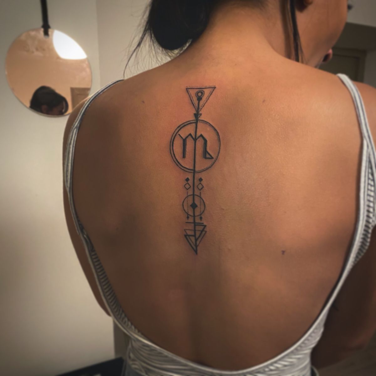 Spine Scorpio Tattoo Ideas 1