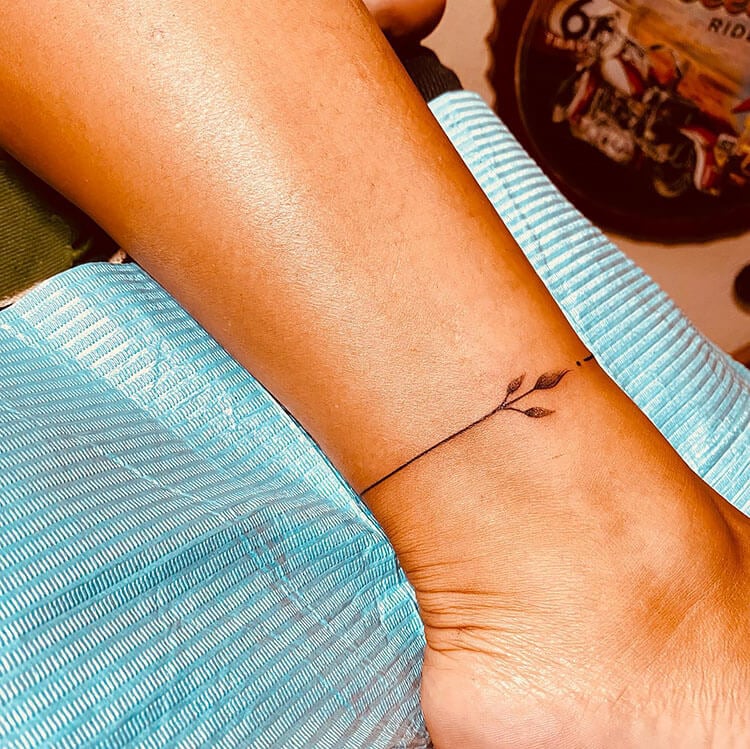 Minimalist Ankle Tattoo