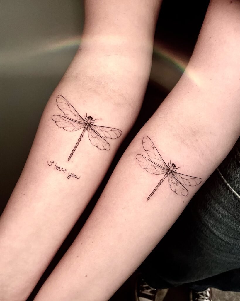 Dragonfly on the Inner arm