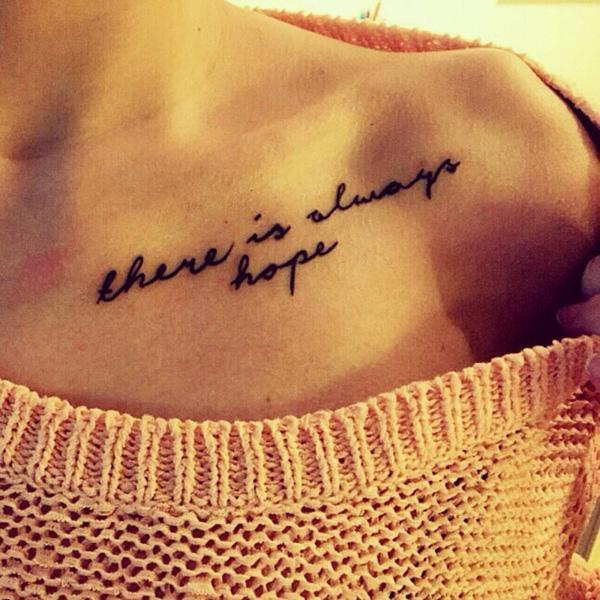 There is always hope tattoo