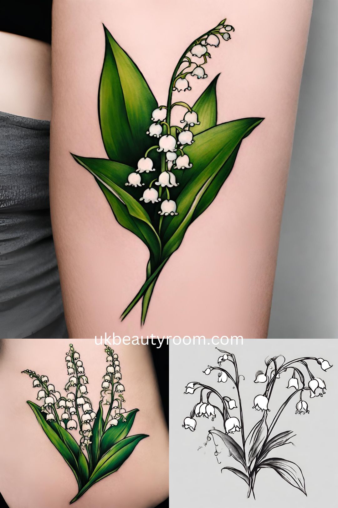 May: Lily of the Valley - flower tattoo ideas