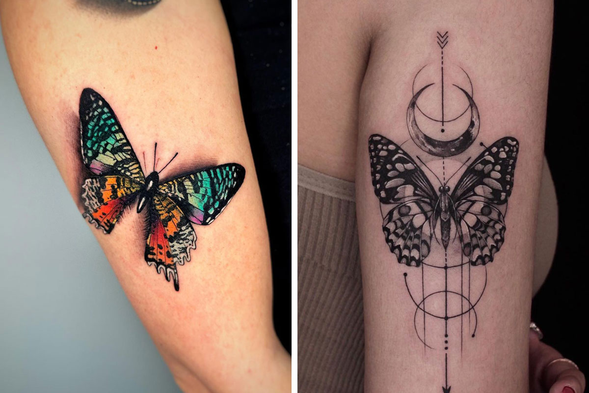 84 Butterfly Tattoos That Are As Colorful And Fun As The Real Thing | Bored  Panda