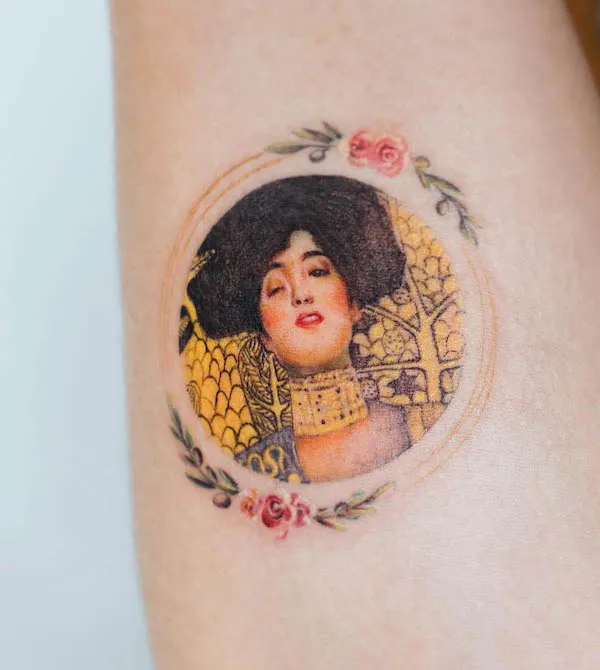 Judith tattoo by @haenytattoo