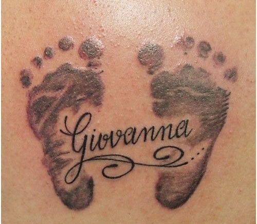 35 Baby Name Tattoo Ideas for New Mom and Dad - Annie Baby Monitor